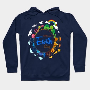 Earth Day the Four Seasons Hoodie